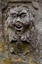 Old carved face