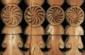 Old carved wood Royalty Free Stock Photo