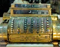 Old cash counter machine for commerce and trade.