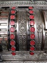 Old Cash Register with Dollar Buttons Royalty Free Stock Photo