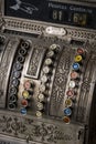 The old cash register National 1905 of the year was shot