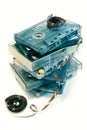 Old cassette music Royalty Free Stock Photo