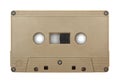 Old cassette tape isolated