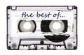 Old cassette tape isolated Royalty Free Stock Photo