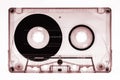 Old cassette tape isolated Royalty Free Stock Photo