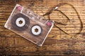 Old cassette tape Royalty Free Stock Photo