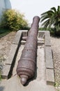 Old cast-iron cannon