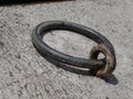 Old cast iron ring