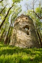 Old castel buid in the South of the Slovak republic Royalty Free Stock Photo