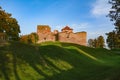 Old Castle in Bauska Royalty Free Stock Photo