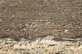 Old castle brick wall texture Royalty Free Stock Photo