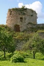 Old Castle (castle on the hill). Izborsk fortress, Pskov region, Russia, Europe.