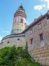 Old castle of cesky krumlov in Czechia Royalty Free Stock Photo