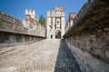 Old Castle in the city Sirmione at the lago di Garda Royalty Free Stock Photo