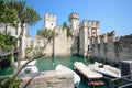 Old Castle in the city Sirmione at the lago di Garda Royalty Free Stock Photo