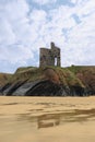 Old castle cliff ruin ballybunion