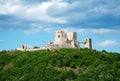 Old castle at Csesznek Royalty Free Stock Photo