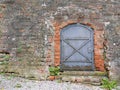 Old castle door Royalty Free Stock Photo