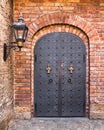 Old Castle Door Royalty Free Stock Photo