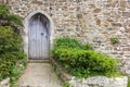 Old castle door seen in Rye, Kent, UK. Royalty Free Stock Photo