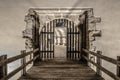 Old castle entrance Royalty Free Stock Photo