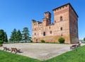 Old castle of Grinzane Cavour, Italy. Royalty Free Stock Photo