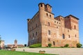 Old castle of Grinzane cavour in Italy. Royalty Free Stock Photo