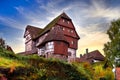 Old castle on the hill of Altensteig in Black Forest, Germany Royalty Free Stock Photo