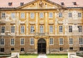 Old castle in Holic, Slovakia, architectural theme