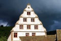 Old castle house in Andlau, Alsace Royalty Free Stock Photo