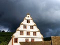 Old castle house in Andlau, Alsace Royalty Free Stock Photo
