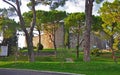 Old castle in the Italian town of Gorizia Royalty Free Stock Photo