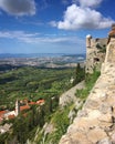 Old castle Klis in the mountains of Croatia, May 2019 Royalty Free Stock Photo