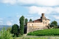 Old Castle of La Volta, Barolo in italy in Langhe wineyard