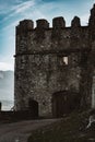 old castle of Landskron carinthia austria medieval stone moody autumn winter brown
