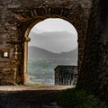 old castle of Landskron carinthia austria medieval stone moody autumn winter brown