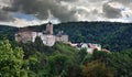 Old castle and town in Bohemia, Loket - Czech Republic Royalty Free Stock Photo