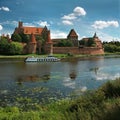 The old castle in Malbork - Poland.