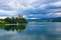 Old castle in the mountians.