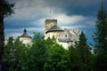 Old castle in the mountians.