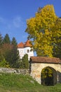 Old Castle Ozalj in the town of Ozalj Royalty Free Stock Photo