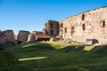 Old castle ruins of Bauska town, Latvia Royalty Free Stock Photo