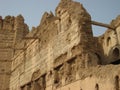 Old castle ruins in the sultanate of oman