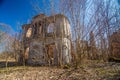 Old castle ruins in Wlostow, southern Poland