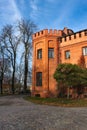 Old castle, Rzucewo, Poland. Royalty Free Stock Photo