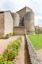 old castle of Semur En Brionnais, Burgundy, France