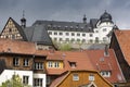 The old castle in the small town of Stolberg Royalty Free Stock Photo