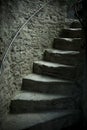 Old castle steps Royalty Free Stock Photo