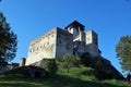 The old castle in Trencin Royalty Free Stock Photo