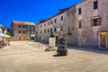 Old castle Tvrdalj in Starigrad, Croatia. Royalty Free Stock Photo